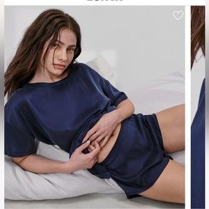 Lunya SILK washable set- Navy